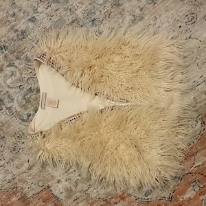 🎄Shaggy faux fur vest
